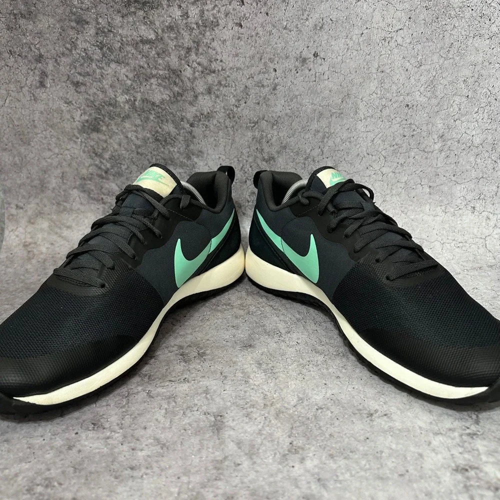 Nike Elite Shinsen Mens Size 11 Dark Grey Green Glow Sneakers 801780-030 Low Top